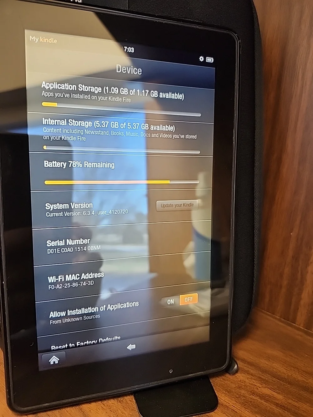 Amazon Kindle Fire Tablet - Black